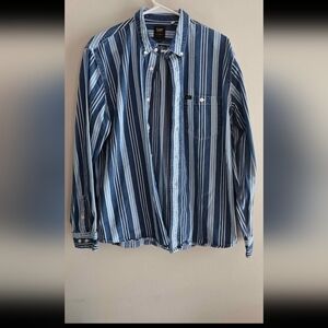 Blue Striped Men's Shirt